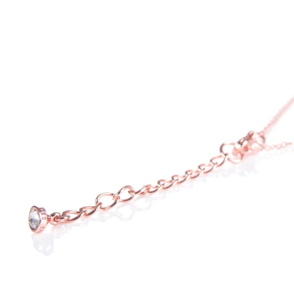 🍒NWT🍒 TED BAKER SWAROVSKI CRYSTAL PAVE NECKLACE - Picture 4 of 5